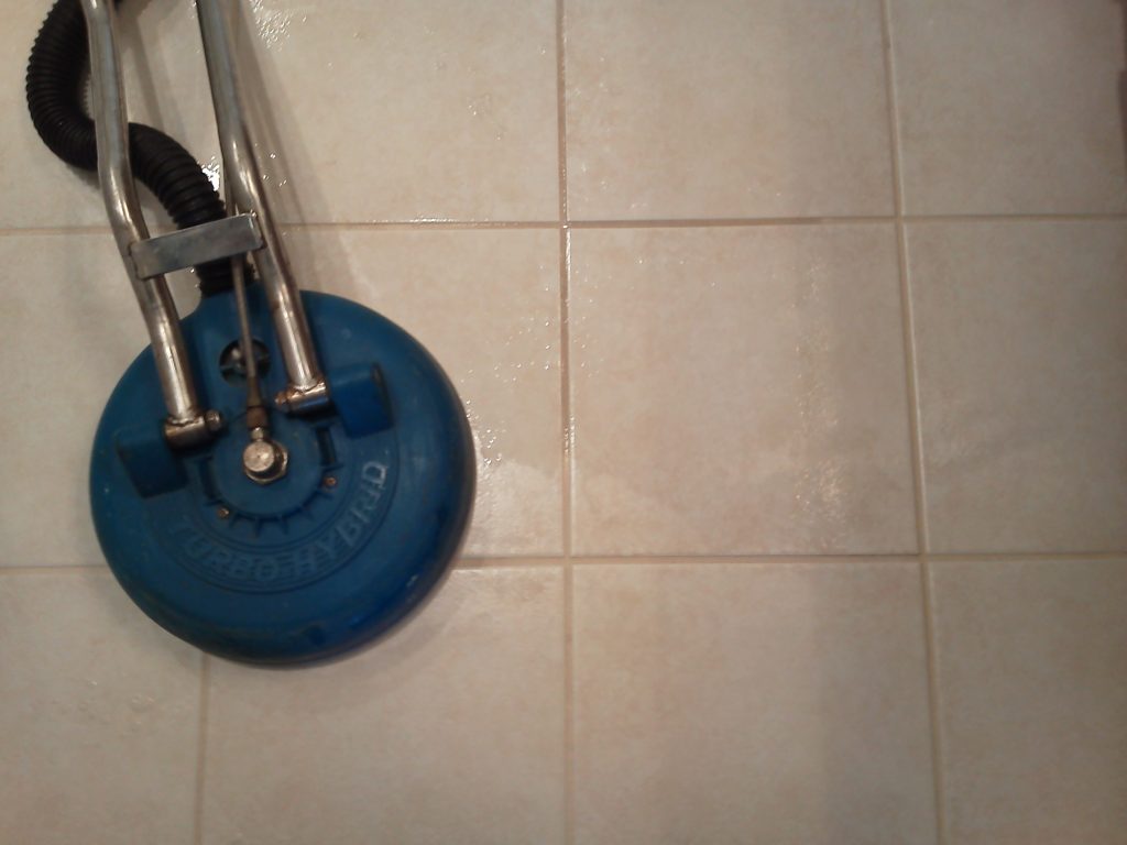 photo of a tile and grout cleaning wand
