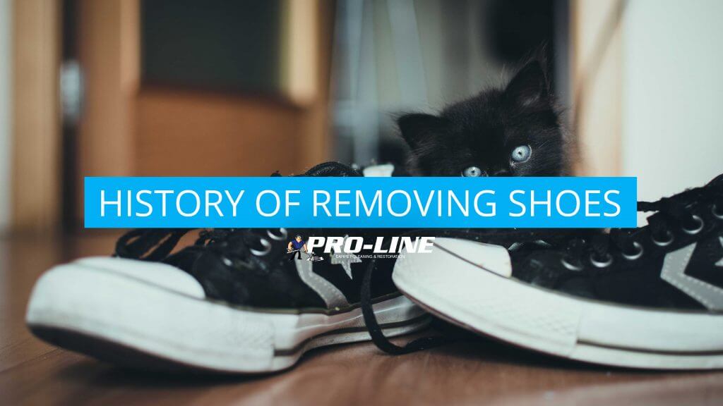 History of removing shoes hero image